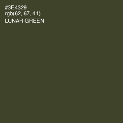 #3E4329 - Lunar Green Color Image